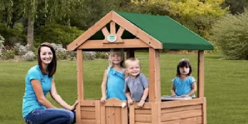 Walmart.com: Backyard Discovery Wooden Playhouse Only $67.83 Shipped (Regularly $130.79)
