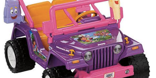 Fisher-Price Power Wheels Dora Jeep Wrangler Ride-On ONLY $131.74 Shipped (Reg. $249)