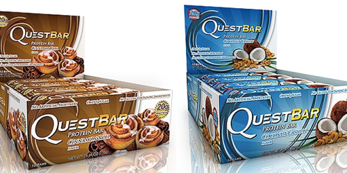 GNC.com: *HOT* Quest Bars 12-Packs Only $18.74 (Regularly $35.99) – Just $1.56 Per Bar