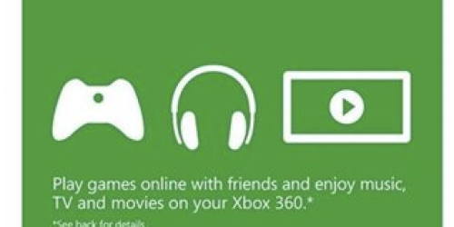 Microsoft XBOX LIVE 12-Month Gold Membership Card Only $29.99 Shipped (Reg. $59.99)