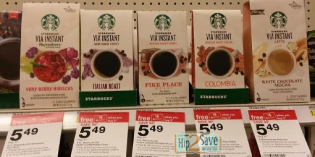 Target: Starbucks VIA Only $1.07 (After Gift Cards) + Savings on Bertolli, Pepsi & Much MORE