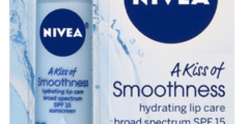 Amazon: 6-Pack Of Nivea Kiss of Smoothness Hydrating Lip Care Only $10.08 (Just $1.68 Per Tube)