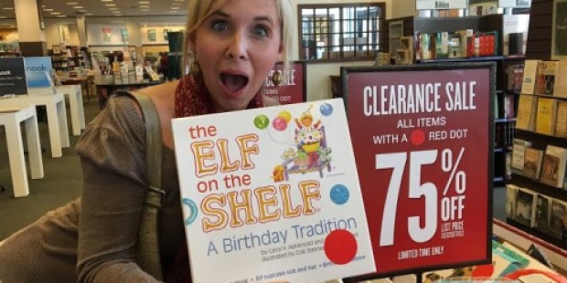 Barnes and Noble 75% Off Clearance Sale: The Elf on the Shelf – A Birthday Tradition ONLY $4.99