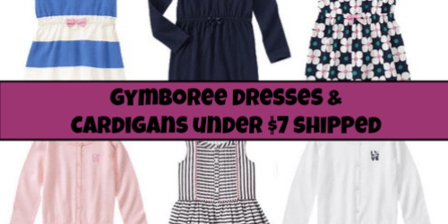 Gymboree: Free Shipping on All Orders Today Only = Dresses, Hoodies, Jackets & Pants Under $7 Shipped
