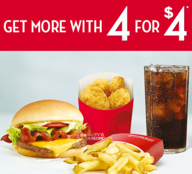 Wendy's 4 for $4