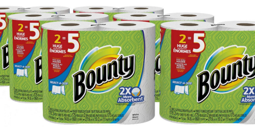 Amazon: 12 HUGE Bounty Paper Towel Rolls Only $20.79 Shipped (Just 69¢ Per Regular Roll)