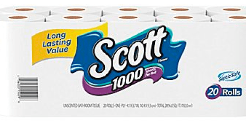 Staples.com: Scott 1000 Bath Tissue 20-Rolls Only $9.99 Shipped (Just 50¢ Per Roll!)