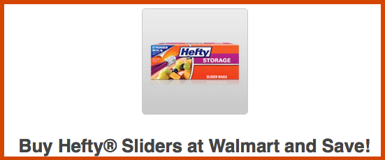 Swagbucks: Buy Hefty Slider Bags at Walmart AND Earn 500 Points (Enough for $5 Walmart Gift Card)