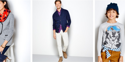 Gilt City: FREE Voucher for 35% Off Clearance Items at JCrewFactory.com + More