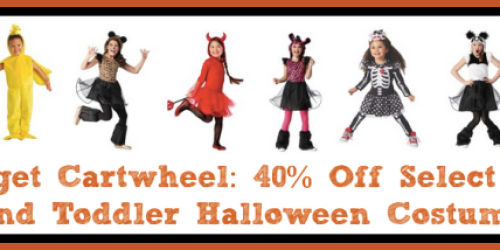 New Target Cartwheel Offers: 40% Off Kids and Toddler Halloween Costumes Plus Stackable Coupons