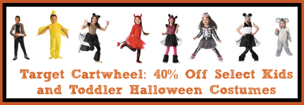 *NEW* Target Cartwheel Offers: 40% Off Select Kids and Toddler Halloween Costumes Plus Stackable Coupons