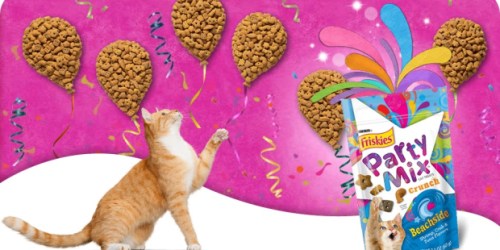 New $0.75/1 Friskies Party Mix Cat Treats Coupon