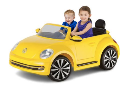 Kid Trax VW Beetle Convertible 12-Volt Battery-Powered Ride-On