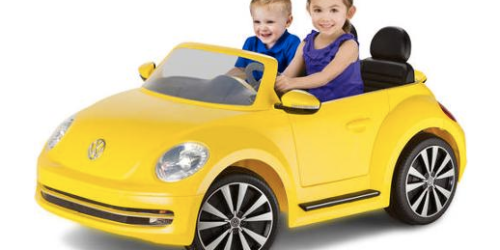 Walmart.com: Kid Trax VW Beetle Convertible Battery-Powered Ride-On Only $129 Shipped (Regularly $297)
