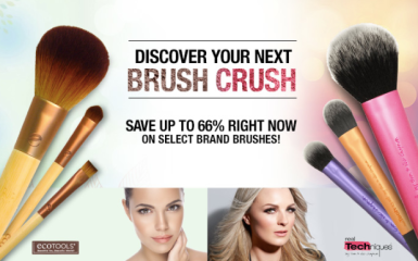 *RARE* EcoTools AND Real Techniques Cosmetic Brushes Coupons (Print Now and Save $5)
