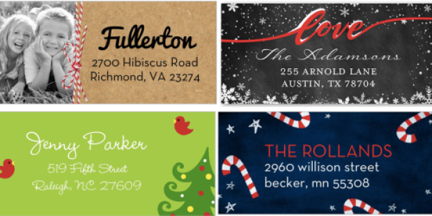 Shutterfly: Free Address Labels, 10 Free Personalized Cards & 100 Free Prints (All End Today)