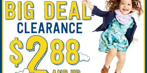 Crazy8.com: $2.88 and Up Sale (2 Days Only) = Great Deals on Tees, Dresses, Rompers & More