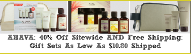 AHAVA: 40% Off Sitewide AND Free Shipping = Gift Sets As Low As $10.80 Shipped