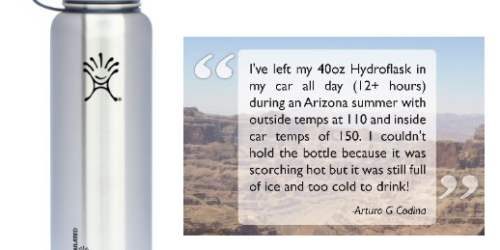 Amazon: Hydro Flask Insulated Stainless Steel Water Bottle Only $26.70 (Outstanding Reviews!)