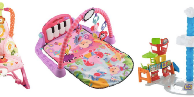Amazon: Nice Buys on Fisher-Price Rocker, Kick & Play Piano Gym and Little People Airport