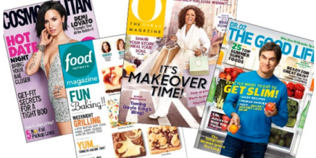 Groupon: $5 Deals Today Only (One Year Subscriptions to Oprah & Food Network Magazines ONLY $5)