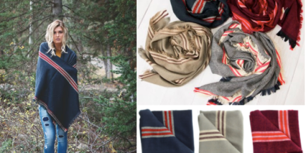 Striped Blanket Scarf ONLY $15.95 Shipped