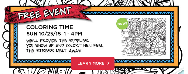 Michaels: Free Coloring Event