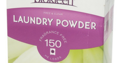 Biokleen Free & Clear Laundry Powder ONLY $9.16 Shipped (150 HE Loads – Just 6¢ Per Load)