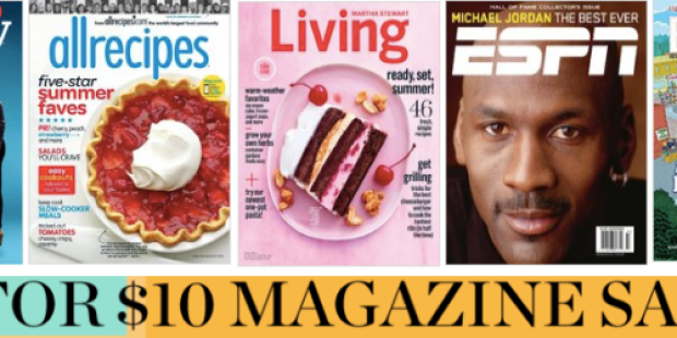 Weekend Magazine 2/$10 Sale: Everyday with Rachael Ray, ESPN, All Recipes & More