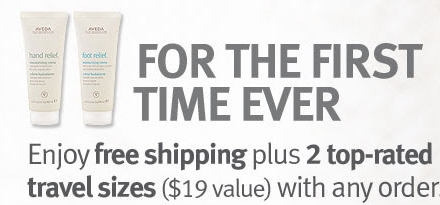 Aveda: 2 FREE Travel Size Cremes ($19 Value) AND FREE Shipping w/ ANY Order