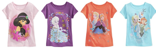 Girls' Disney Graphic T-Shirts