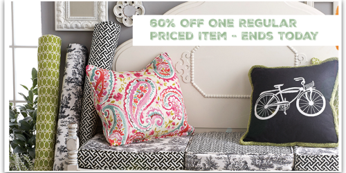 JoAnn Fabrics: 60% Off ONE Regular Priced Item Coupon (TODAY ONLY)