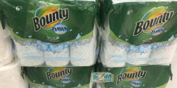 Target: Bounty with Dawn Paper Towels 96¢ Per Roll