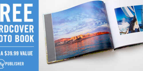 MyPublisher: Free 20-Page Hardcover Photo Book for New Customers – $39.99 Value (Just Pay Shipping)