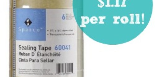 Amazon Prime: Packing Tape ONLY $1.17 Per Roll