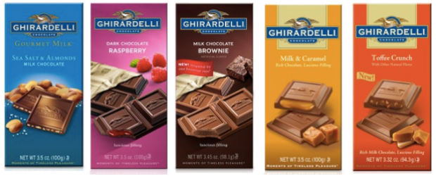 $1/2 Ghirardelli Chocolate Bars Coupon