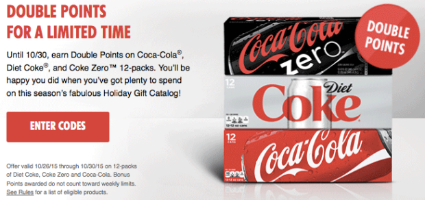 My Coke Rewards: Earn Double Points on Select Coca-Cola 12-Packs