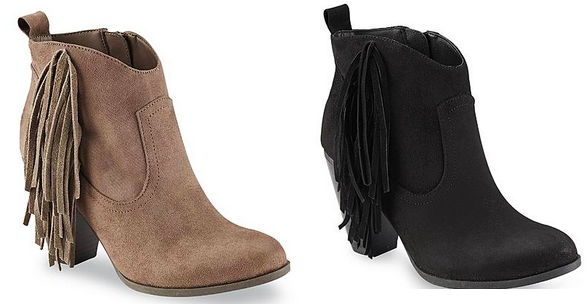 Sears: 25% Off 2 Pairs of Women's and Kid's Shoes = Bongo Fringe Ankle ...