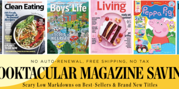Weekend Magazine Sale: Ranger Rick, Boys’ Life, Clean Eating, Peppa Pig, Family Handyman & More
