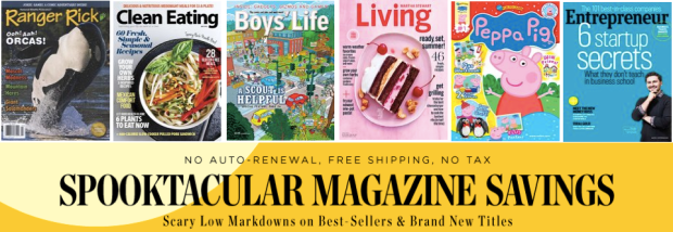 Weekend Magazine Sale: Ranger Rick, Boys' Life, Clean Eating, Peppa Pig, Family Handyman &amp; More