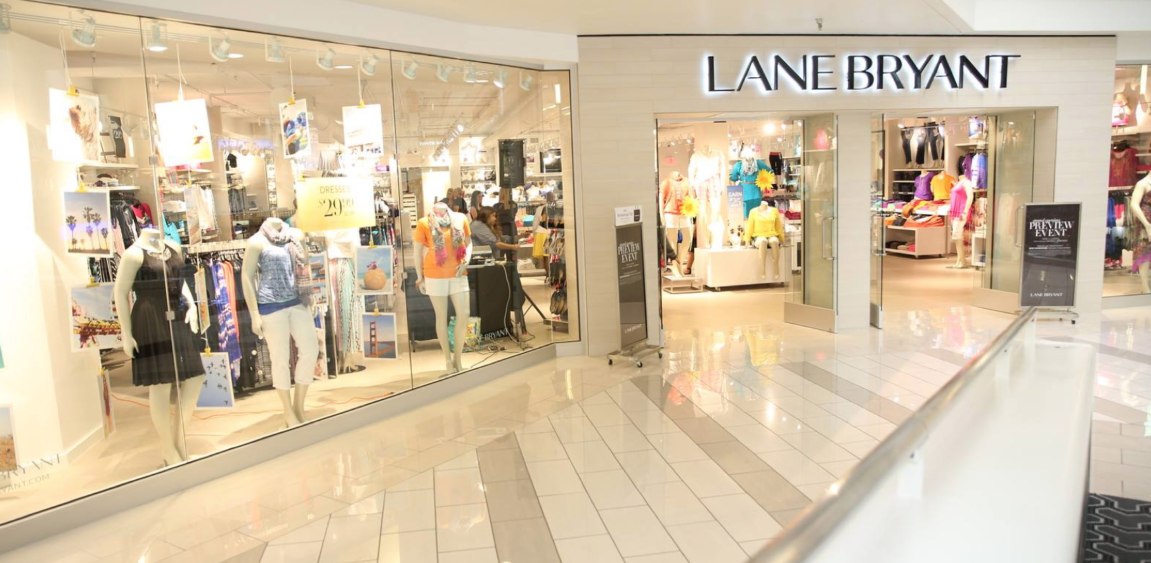 Lane bryant castleton mall
