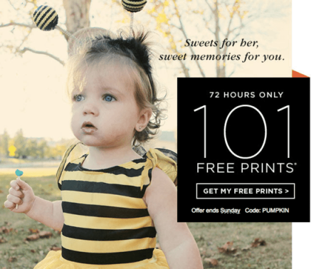 Shutterfly 101 FREE 4×6 photo prints