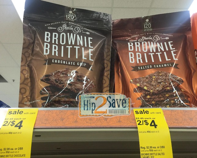 Walgreens Sheila G's Brownie Brittle Only 1.25