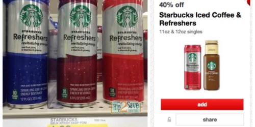 Target: Starbucks Refreshers Only 40¢