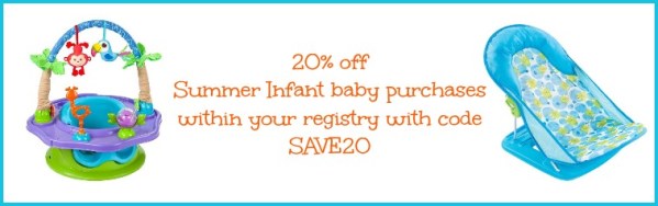 Summer Infant baby purchases Target offer