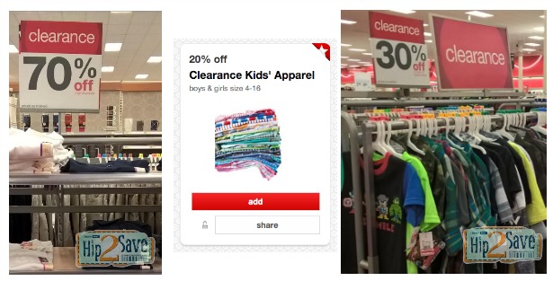Target Kids' Apparel Clearance