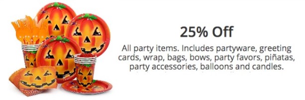 ToysRUs Coupon for 25% off party Items