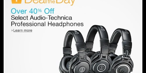 Amazon: Audio-Technica Professional Headphones $49 Shipped Today Only (Regularly $99)