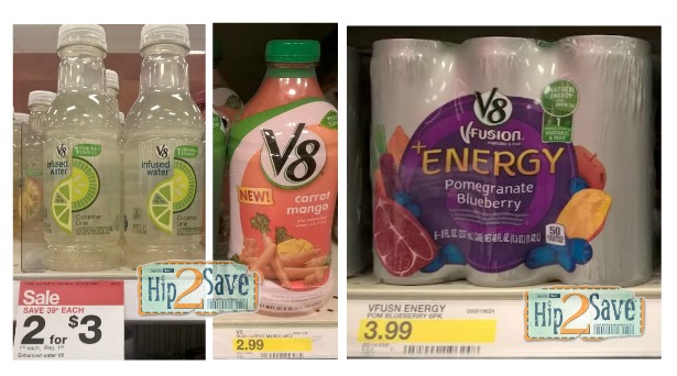 V8 products at Target