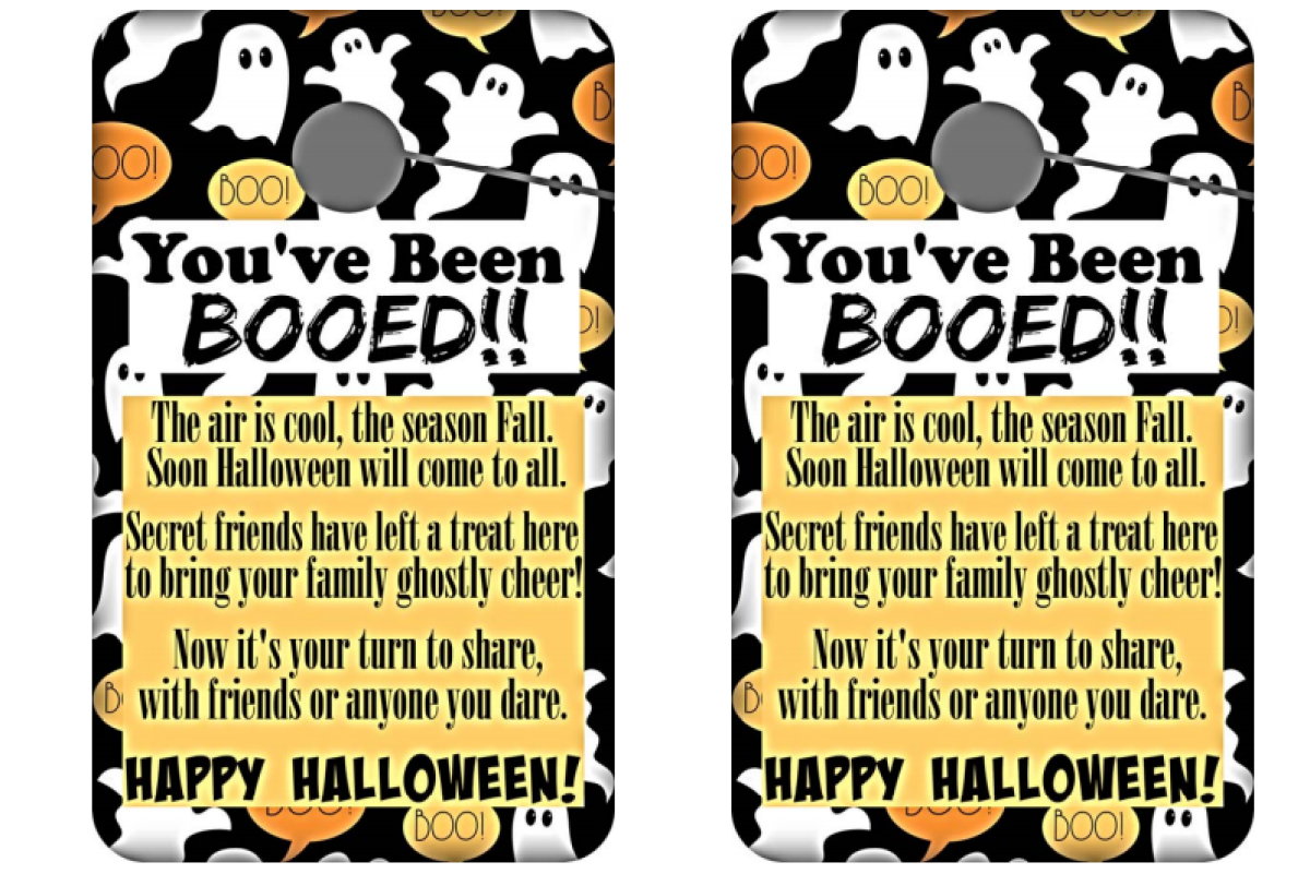 FREE You've Been Boo'd Printable for Halloween Hip2Save